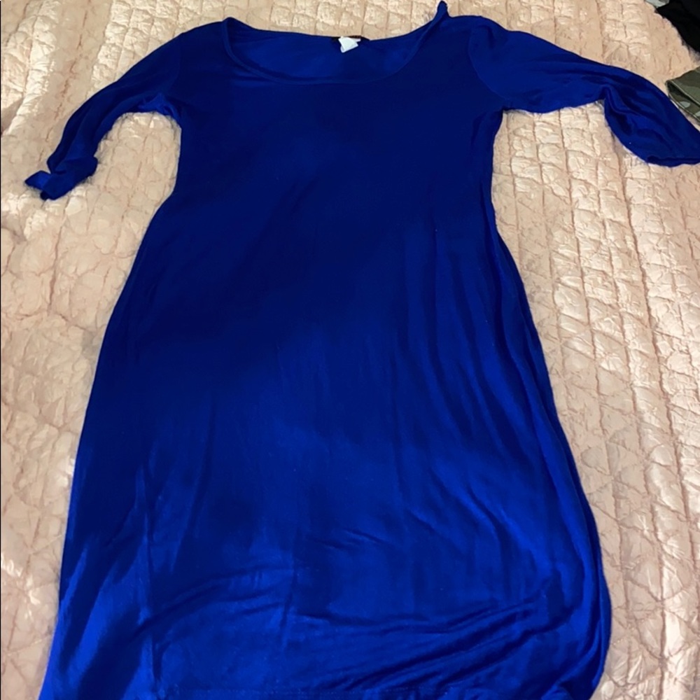 Blue maxi dress